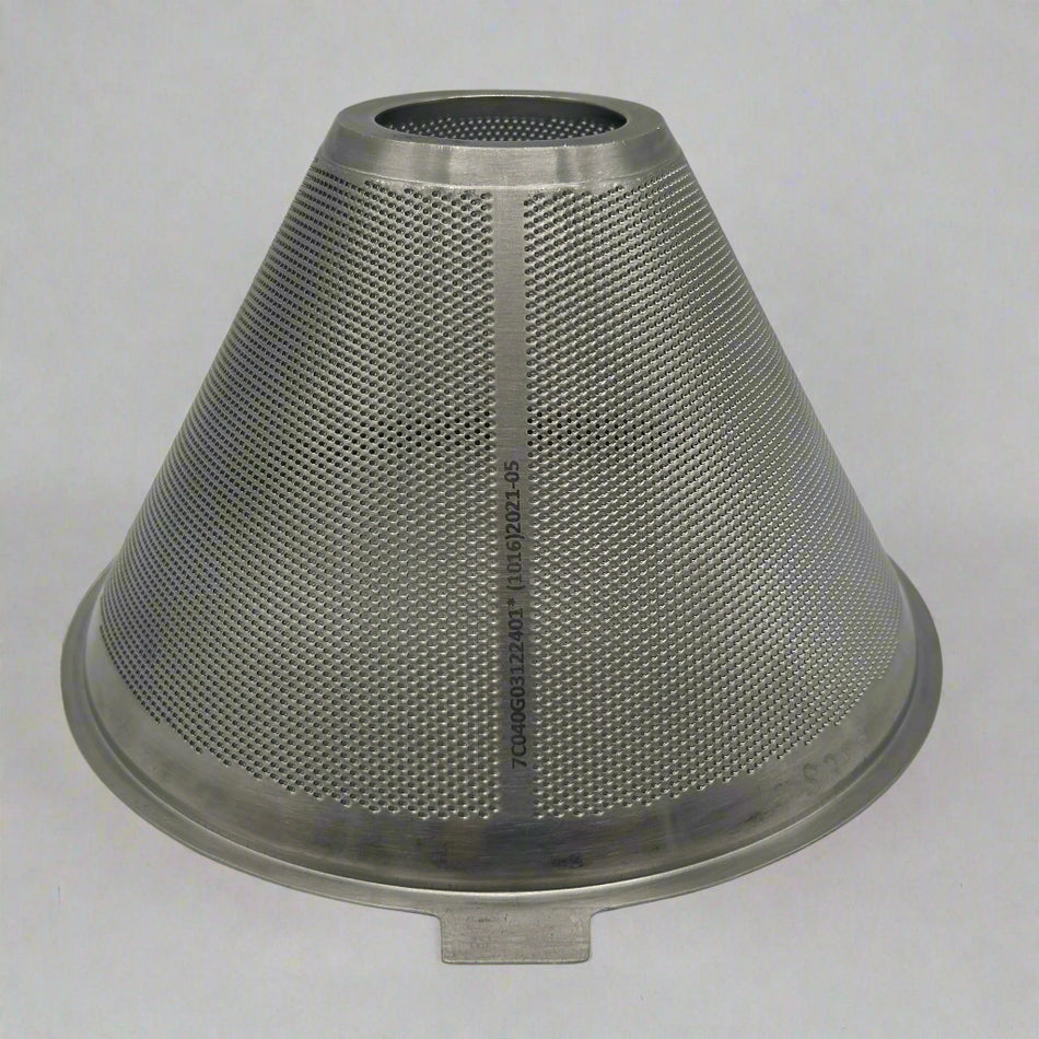 0.040" (18-Mesh) Grater Hole Screen for Quadro U20 Comil, OEM Part# 7C040G03122