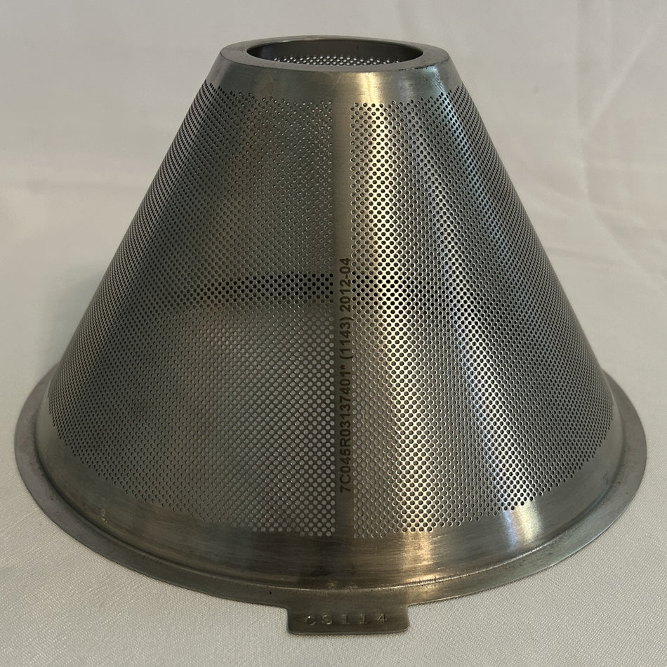 0.045" (16-Mesh) Round Hole Screen for Quadro Comil U20, OEM Part# 7C045R03137