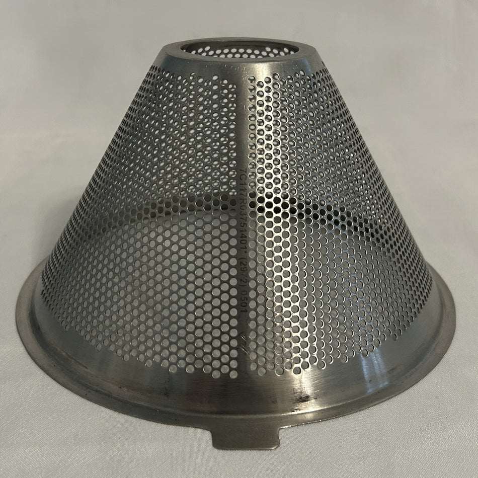 0.0117" (7-Mesh) Round Hole Screen for Quadro Comil U20, OEM Part# 7C117R03751