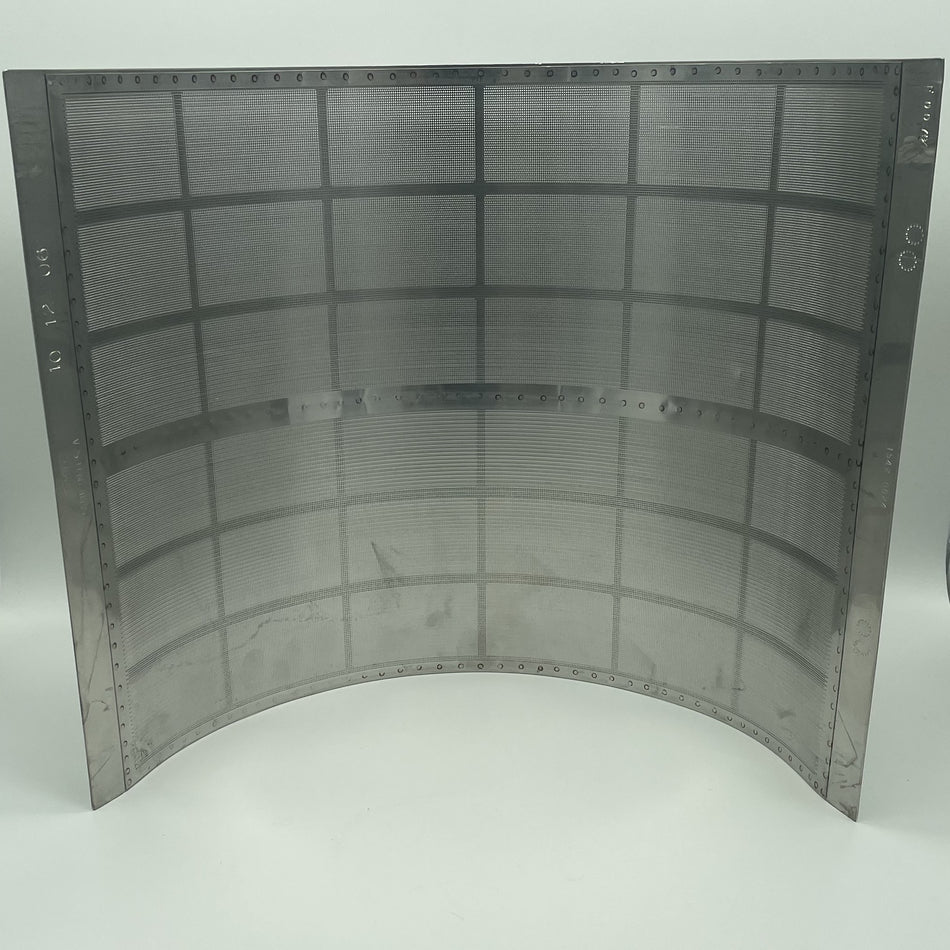 0.024" (30-Mesh) Round Hole Screen for Fitzpatrick D12/DKASO12 Fitzmills, OEM Part# 1542 0024