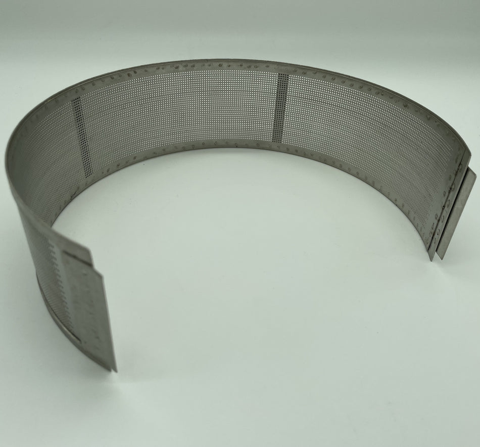 0.033" (20-Mesh) Round Hole Screen for Fitzpatrick Model J Homoloid Mill, OEM Part# 1522 0033