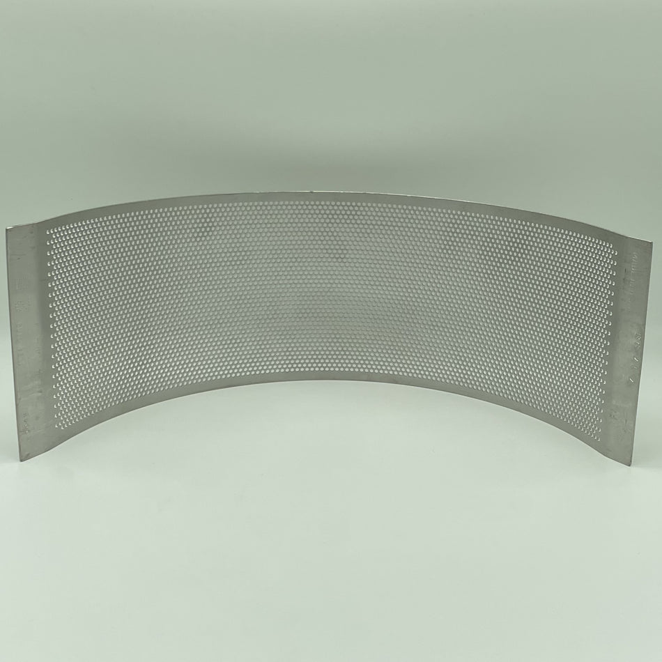 0.109" (7-Mesh) Round Hole Screen for Fitzpatrick D6 Fitzmills, OEM Part# 1531 0109