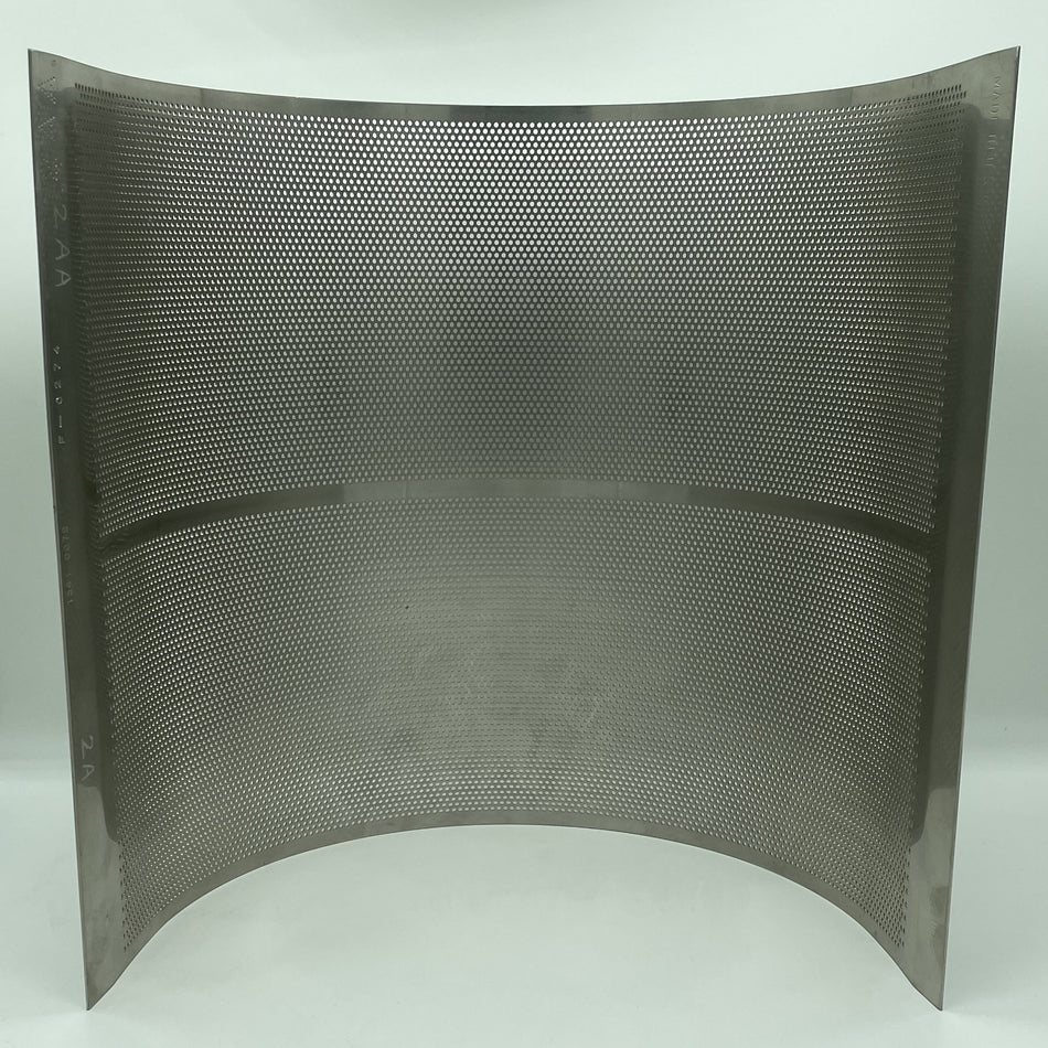 0.079" (10-Mesh) Round Hole Screen for Fitzpatrick D12/DKASO12 Fitzmills, OEM Part# 1541 0079