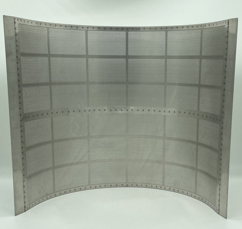 0.033" (20-Mesh) Round Hole Screen for Fitzpatrick D12/DKASO12 Fitzmill, OEM Part# 1542 0033