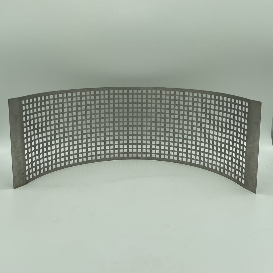 0.250" (1/4") Square Hole Screen for Fitzpatrick D6 Fitzmill, OEM Part# 1533 0250 (Old# 14S)