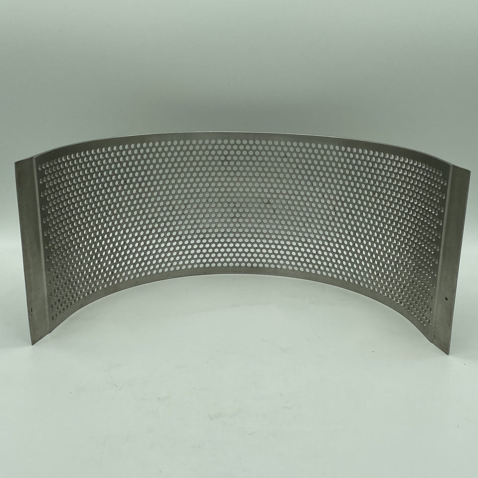 0.187" (4-Mesh) 12-Gauge Round Hole Screen for Fitzpatrick D6 Fitzmill, OEM Part# 1530 0005
