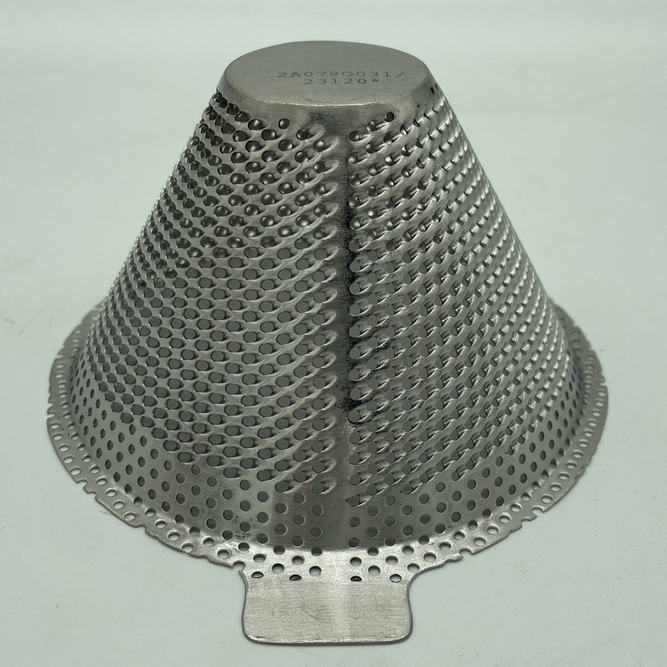 0.079" (10-Mesh) Grater Hole Screen for Quadro 197 Comil, OEM Part# 2A079G03123
