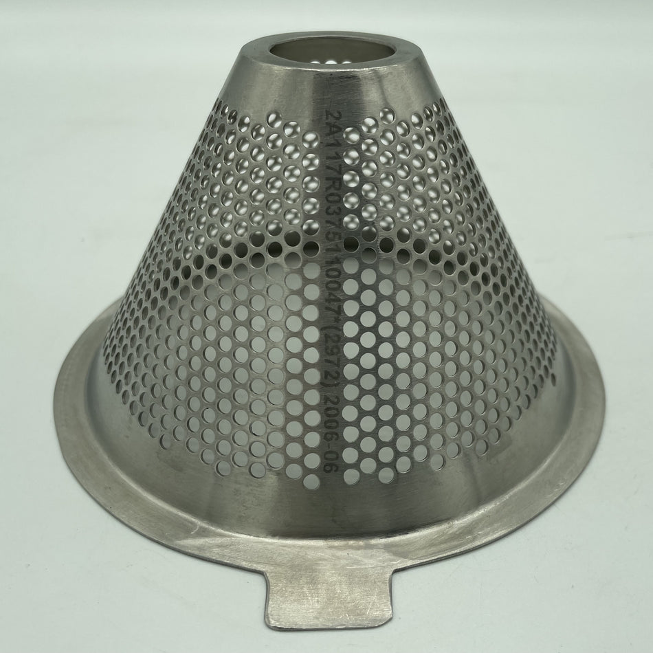 0.117" (7-Mesh) Round Hole Screen for Quadro 197 Comil, OEM Part# 2A117R03751