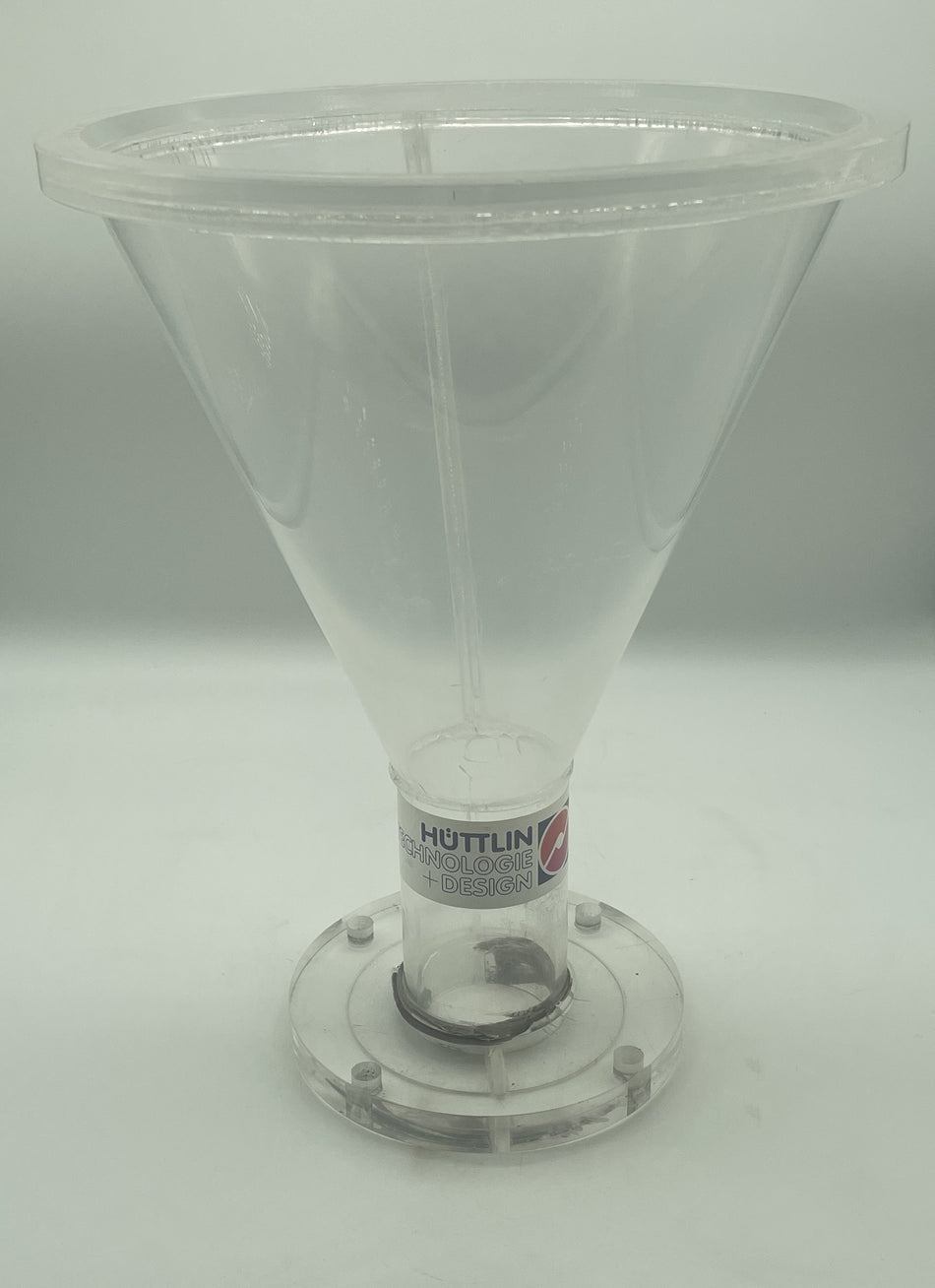 Acrylic Expansion Chamber, Narrow for STREA1 Aeromatic-Fielder Fluid Bed Dryer, made by Huttlin Technologie + Design