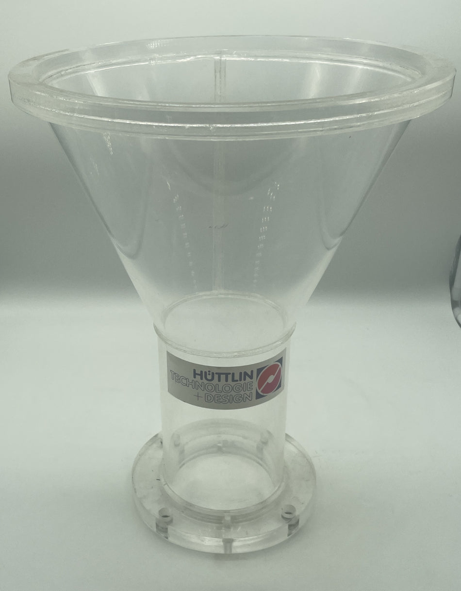 Acrylic Expansion Chamber, Wide for STREA1 Aeromatic-Fielder Fluid Bed Dryer, made by Huttlin Technologie + Design