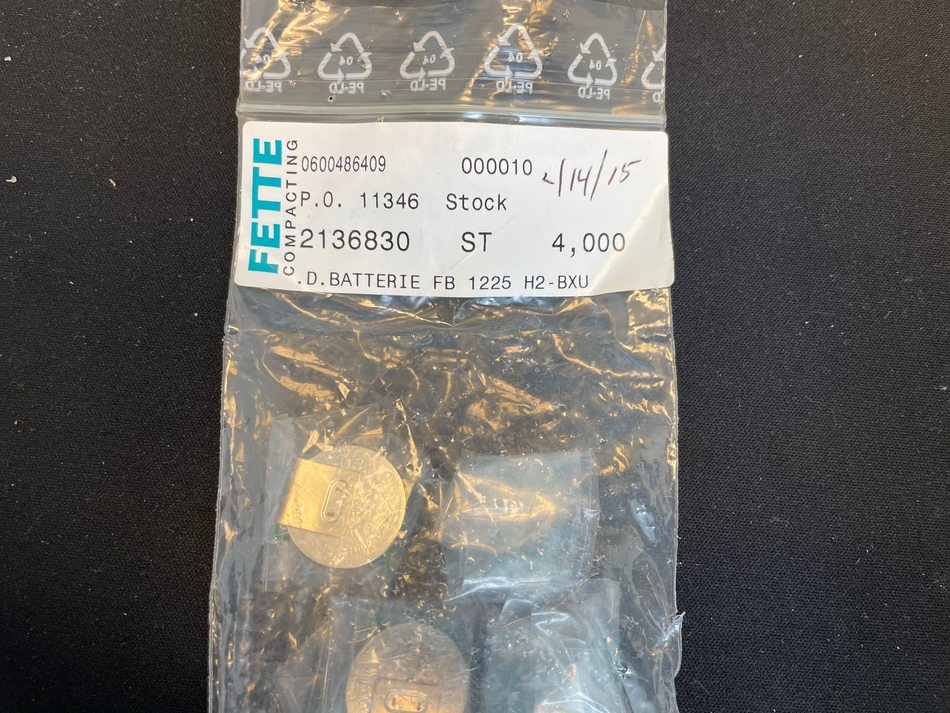 Lithium Battery for Fette