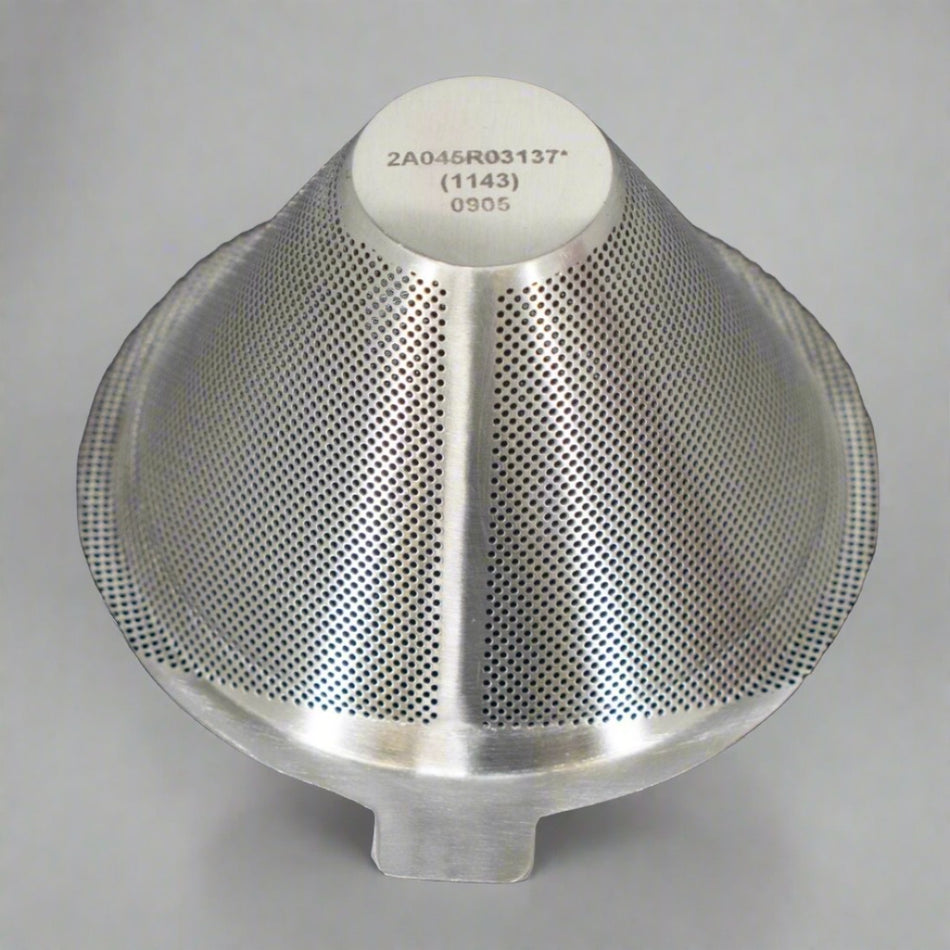 0.045" (16-Mesh) Round Hole Screen for Quadro 197 Comil, OEM Part# 2A045R03137