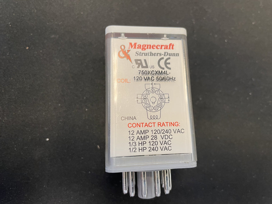 Relay (750XCXM4L) for Collette Mixer