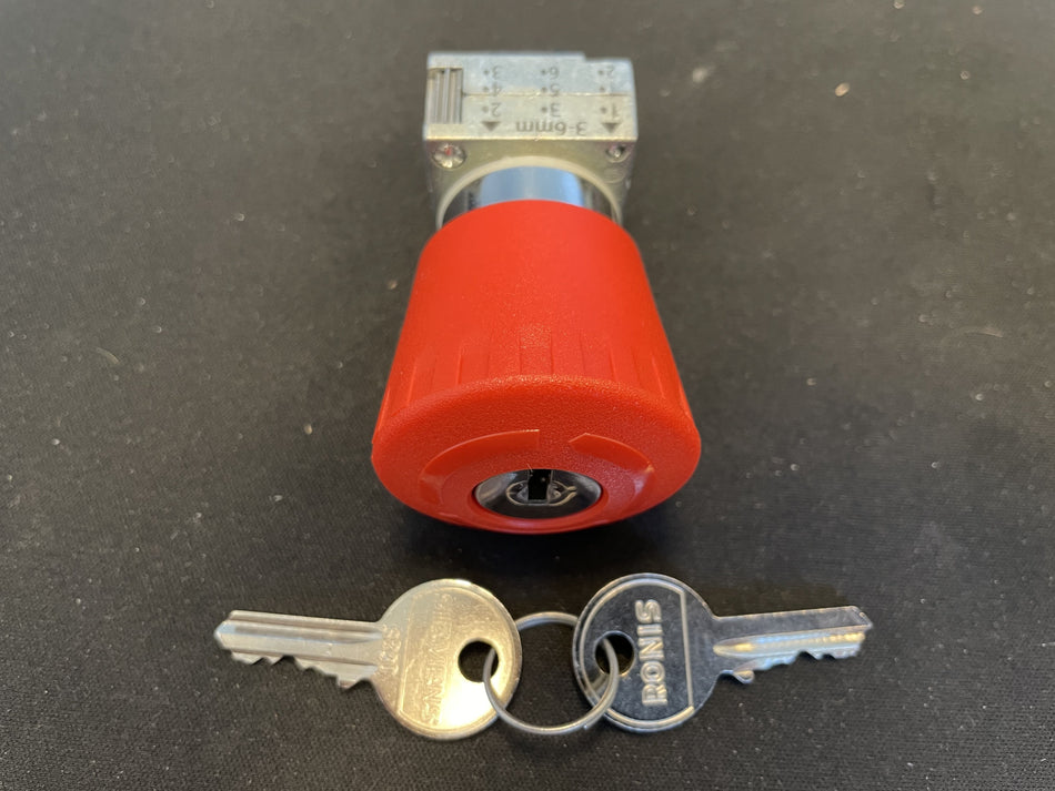 E-Stop Switch with Key Lockout for Collette Mixer