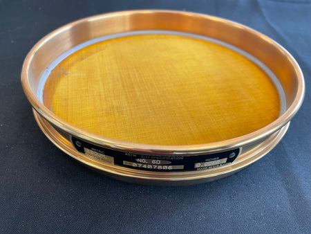 #60 Test Sieve 8" Half-Height Brass Cole-Parmer
