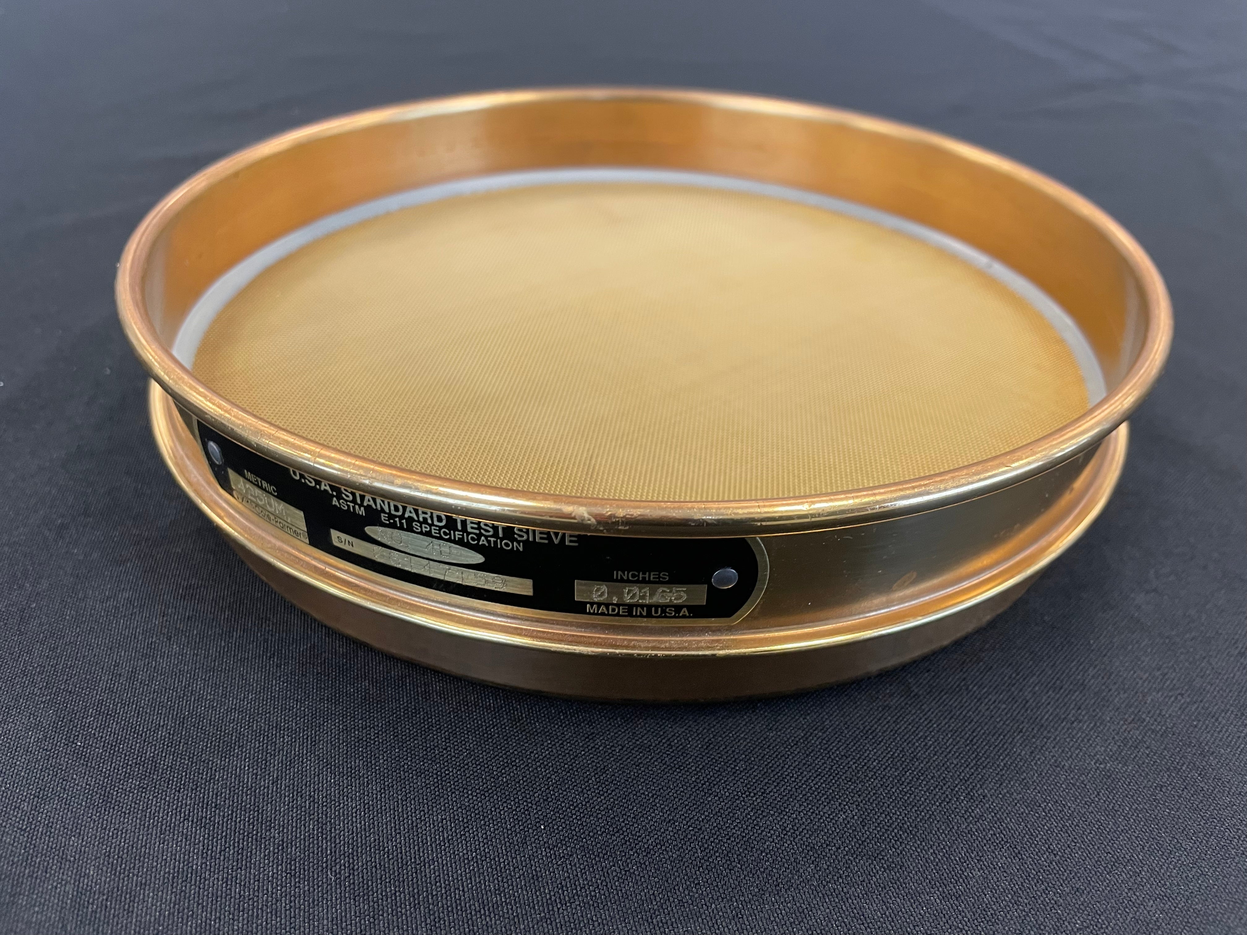 #40 Test Sieve 8" Half-Height Brass Cole-Parmer