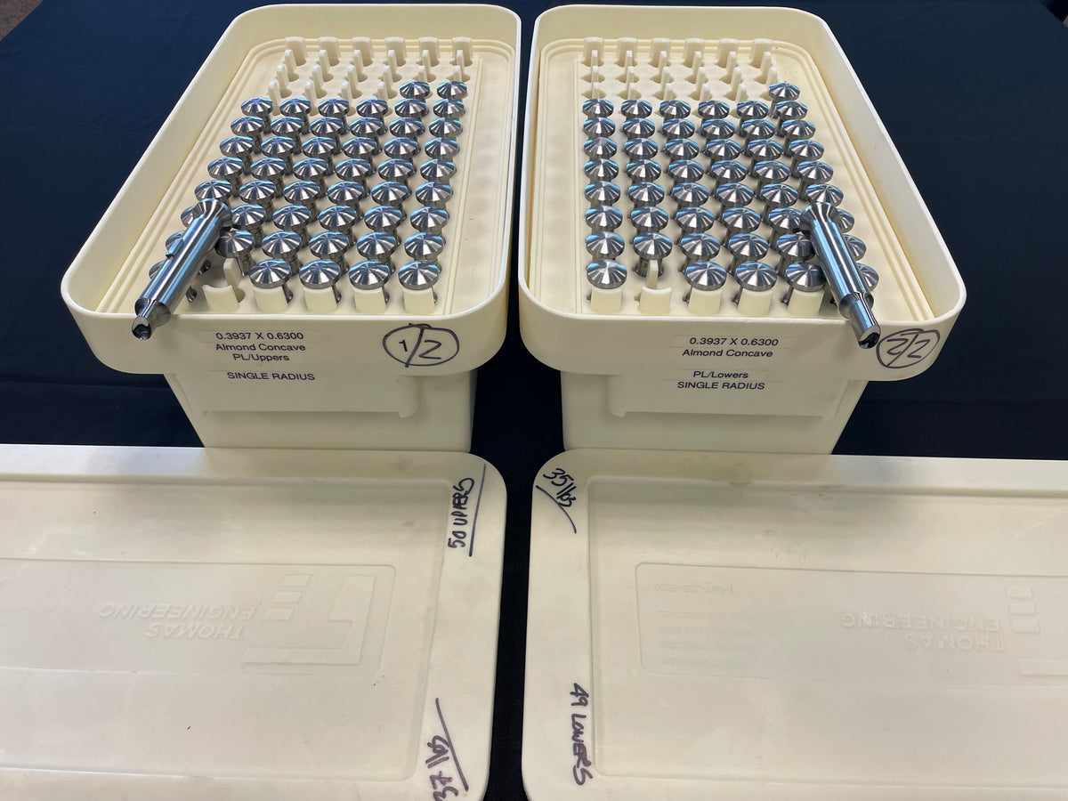 Almond Concave Punches IPT B (0.3937"x0.6300")