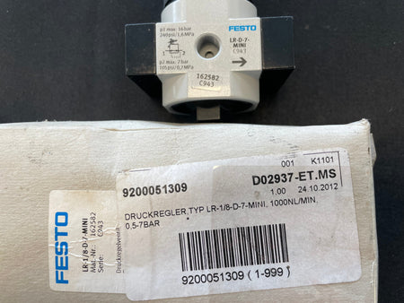 Festo Adjustable Regulator for Glatt (9200051309)
