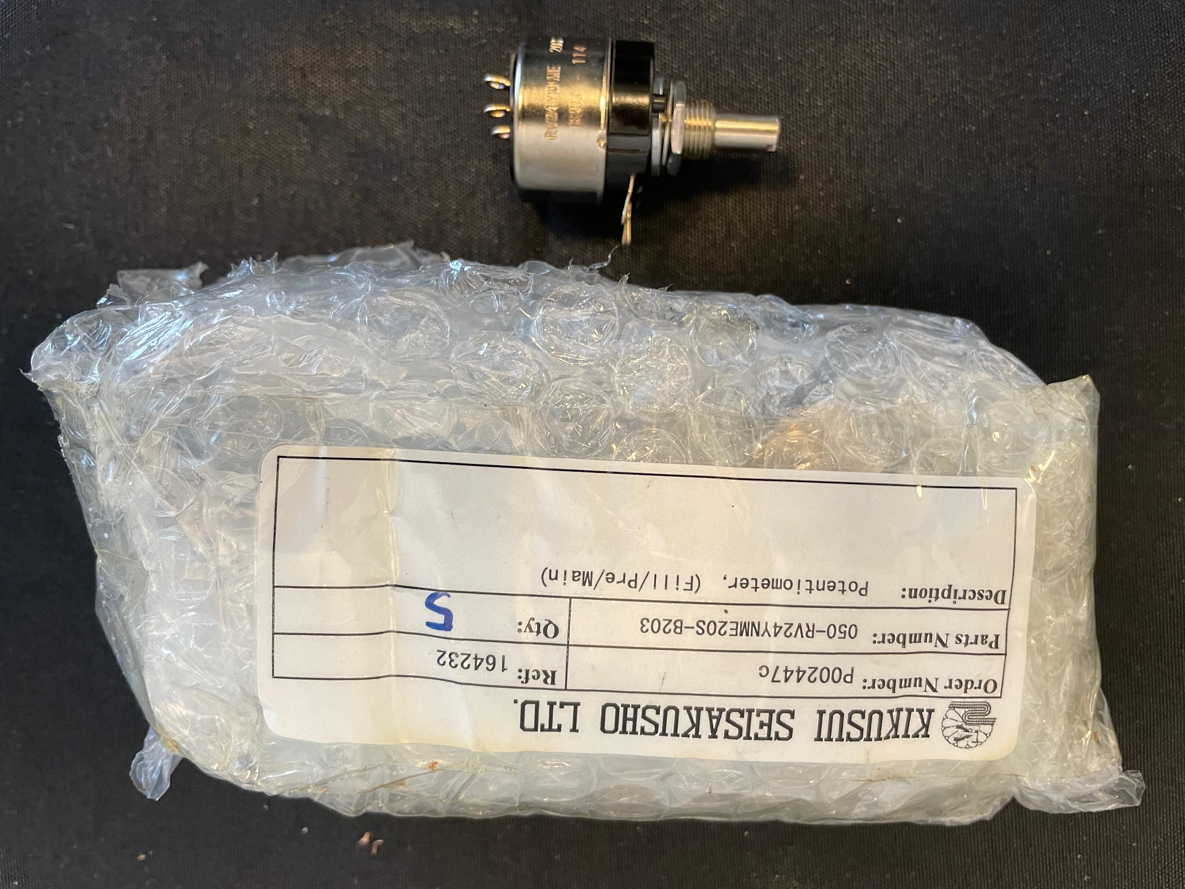 Potentiometer (Fill/Pre/Main) for Kikusui