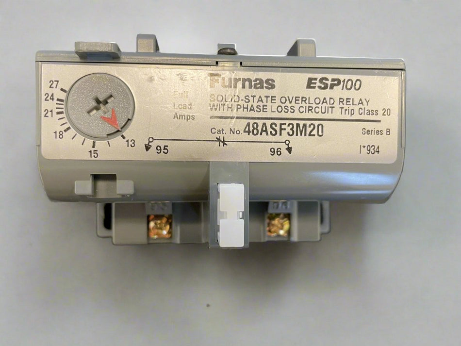 Solid State Overload Relay Adjustable from 13A to 27A for Fitzpatrick
