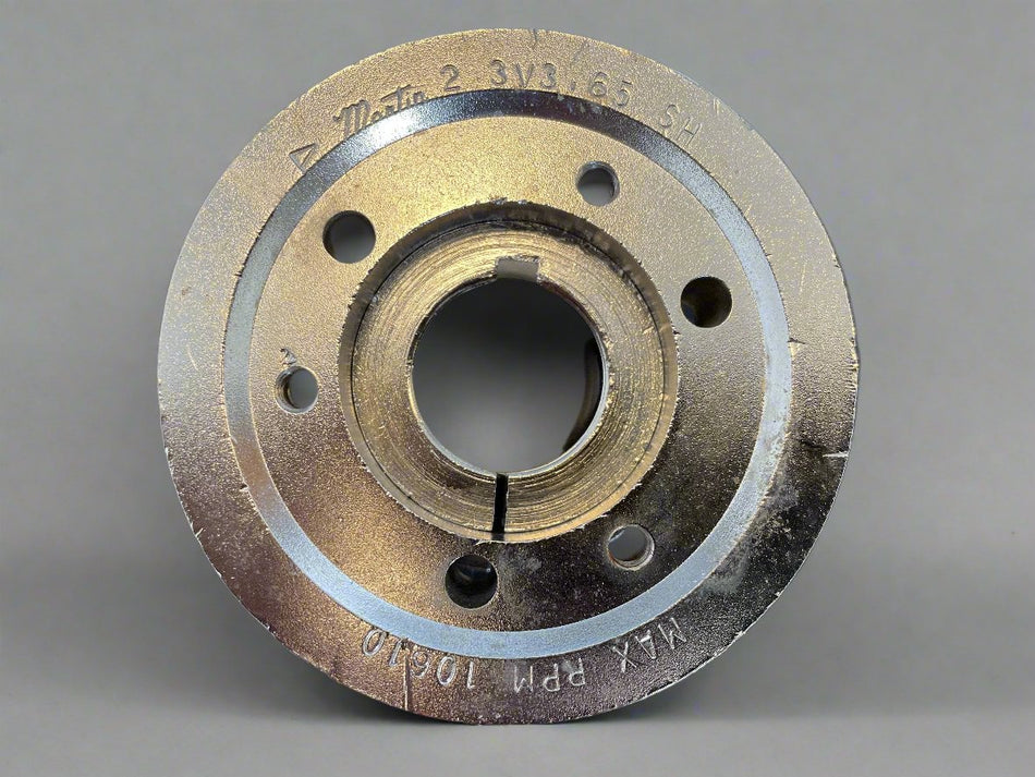 2 3V 3.65 Pulley with 1-1/8 Bushing Sheave for Quadro Comil