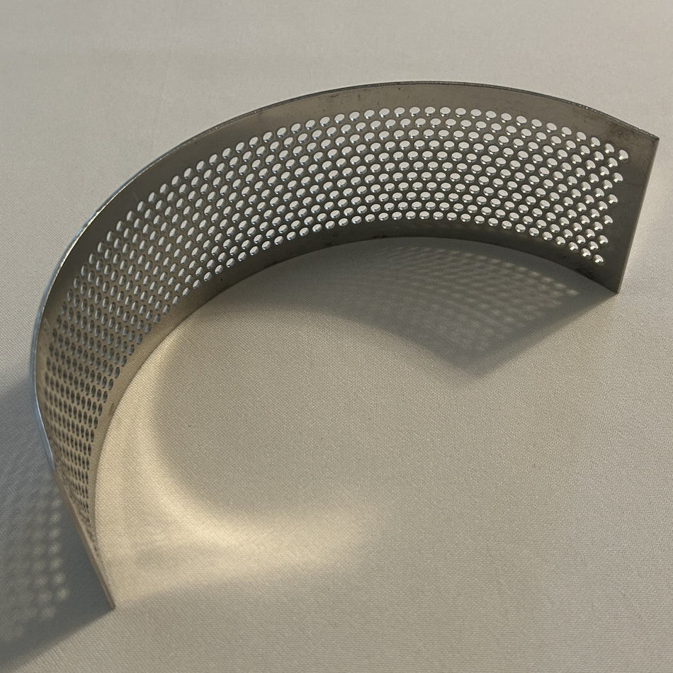 0.109" (7-Mesh) Round Hole Screen for Fitzpatrick L1A, SLS and IR220, OEM Part# 1721 0109