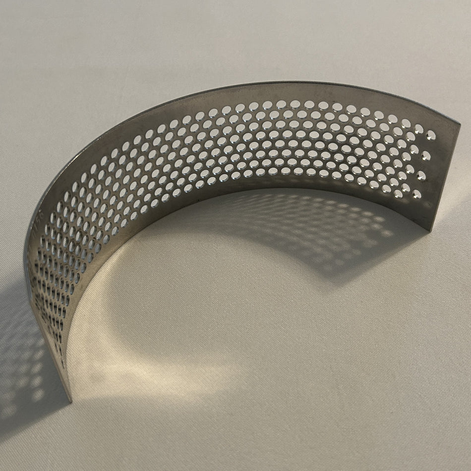 0.156" (5-Mesh) Round Hole Screen for Fitzpatrick L1A, SLS and IR220, OEM Part# 1721 0156