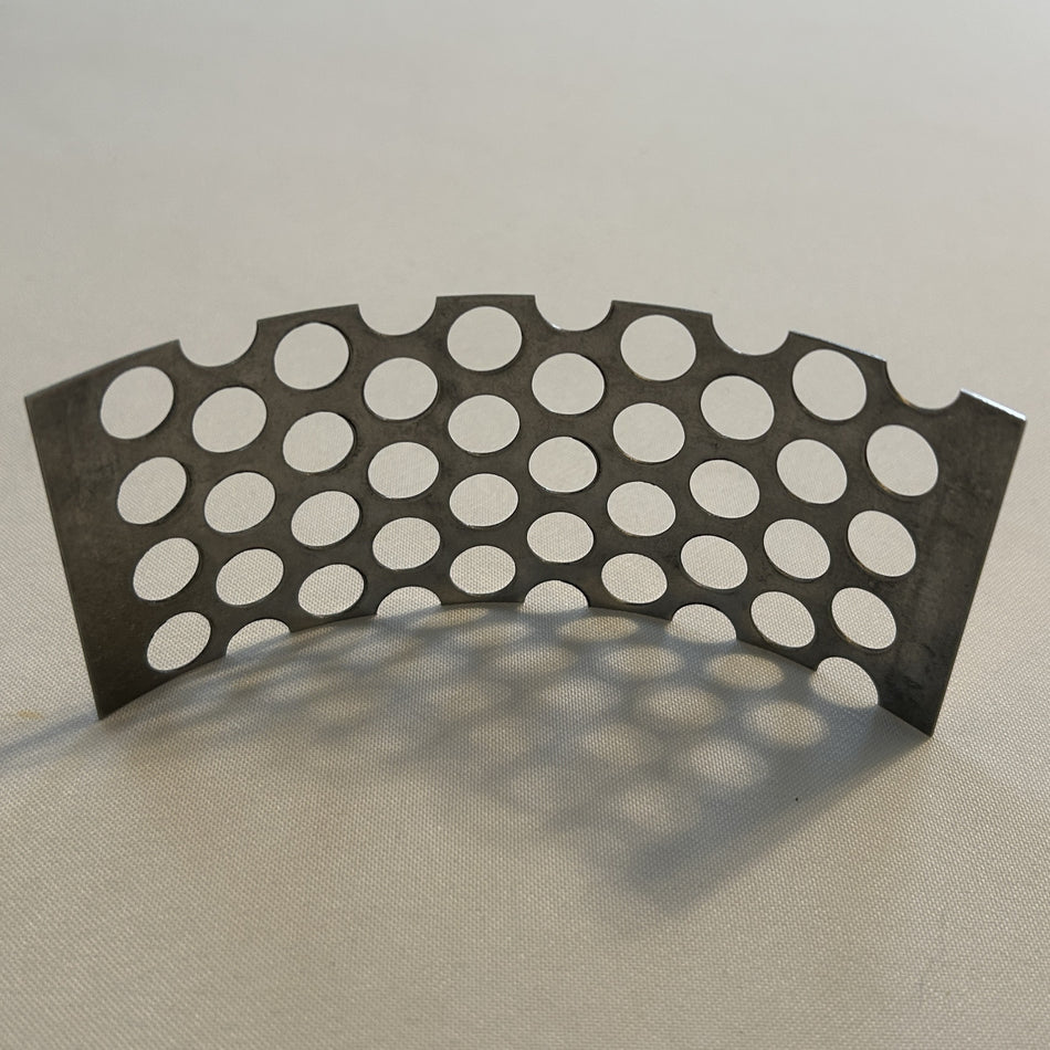 0.375" Round Hole Screen for Mikro-Bantam® model Hosokawa Mikro-Pulverizer®, OEM Part #3479