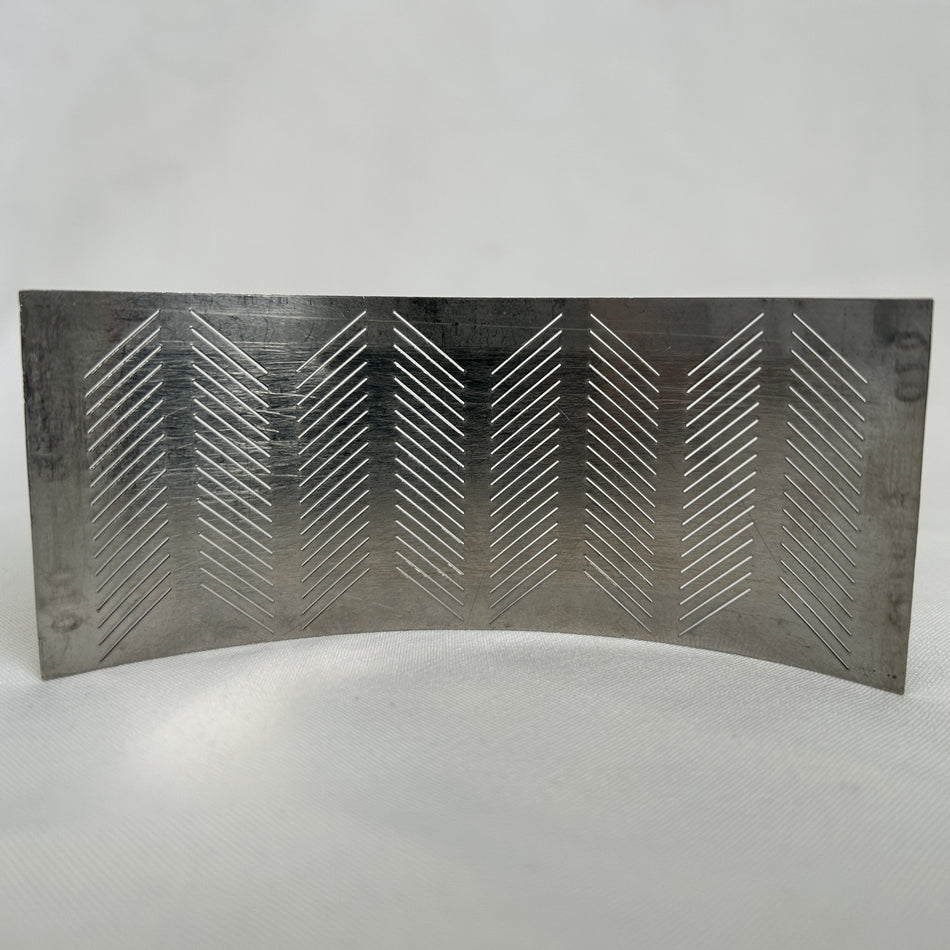 0.010" Slotted Hole Screen for Mikro-Bantam® model Hosokawa Mikro-Pulverizer®, OEM Part# 341018