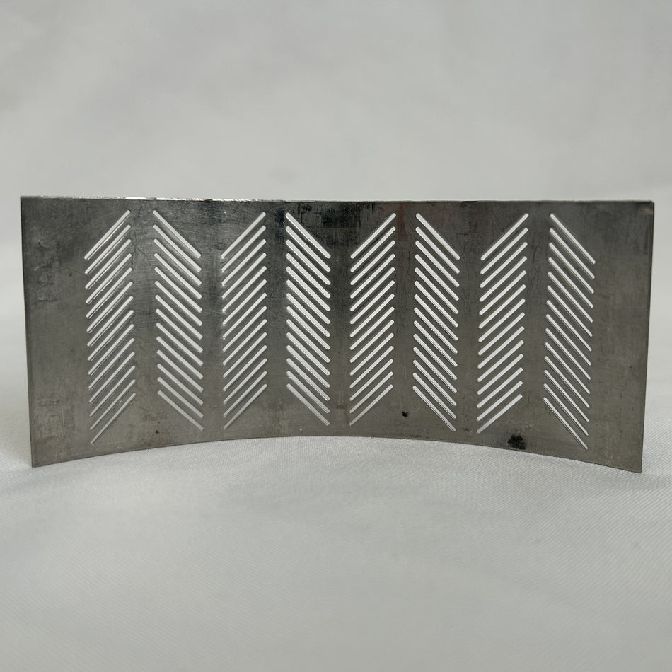 0.027” Slotted Hole Screen for Mikro-Bantam® model Hosokawa Mikro-Pulverizer®, OEM Part# 3464