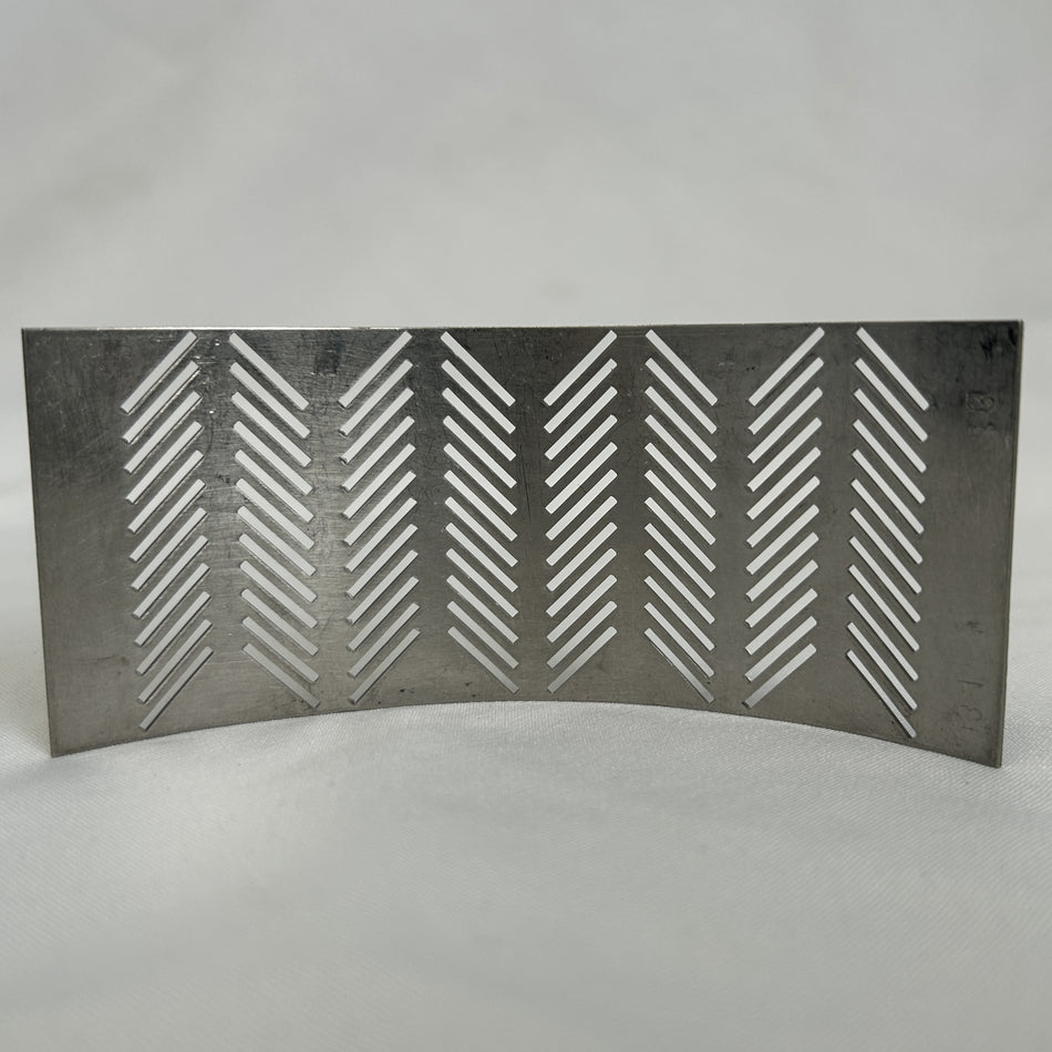 0.046” Slotted Hole Screen for Mikro-Bantam® model Hosokawa Mikro-Pulverizer®, OEM Part# 3469