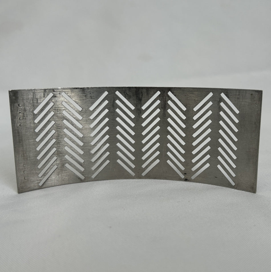 0.062” Slotted Hole Screen for Mikro-Bantam® model Hosokawa Mikro-Pulverizer®, OEM Part# 3471