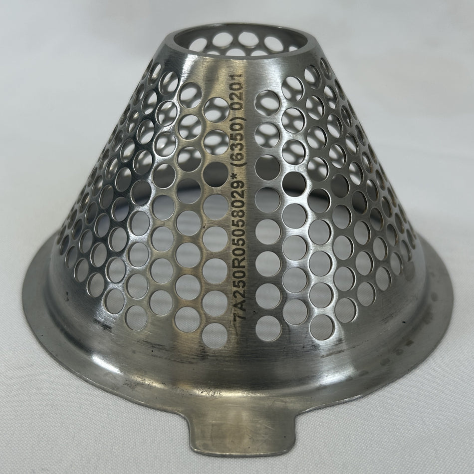 0.250" (3-Mesh) Round Hole Screen for Quadro Comil U10, OEM Part# 7A250R50580
