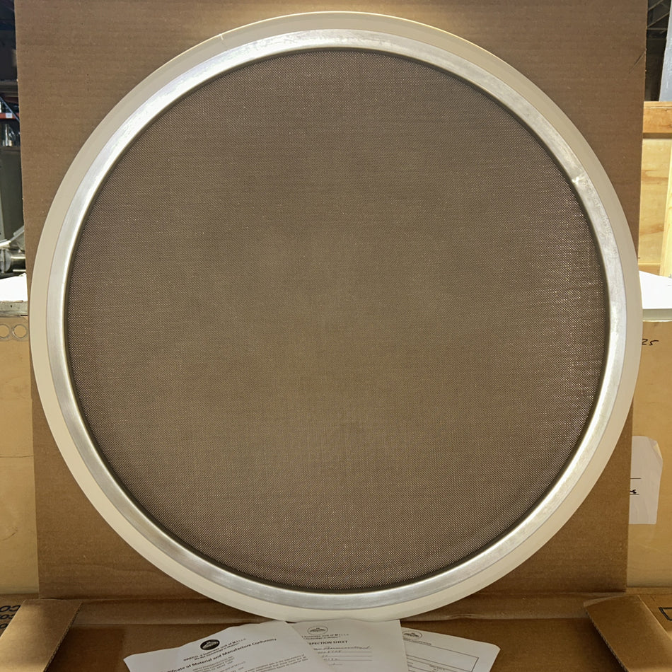 30" 16-Mesh (1,180 μm) Screen for SWECO Vibratory Sieve, OEM Part# 30016M032