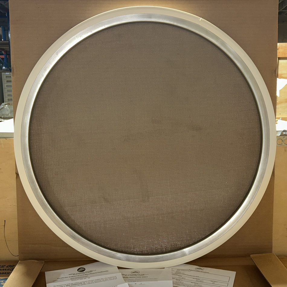 30" 14-Mesh (1,400 μm) Screen for SWECO Vibratory Sieve, OEM Part# 30014M025