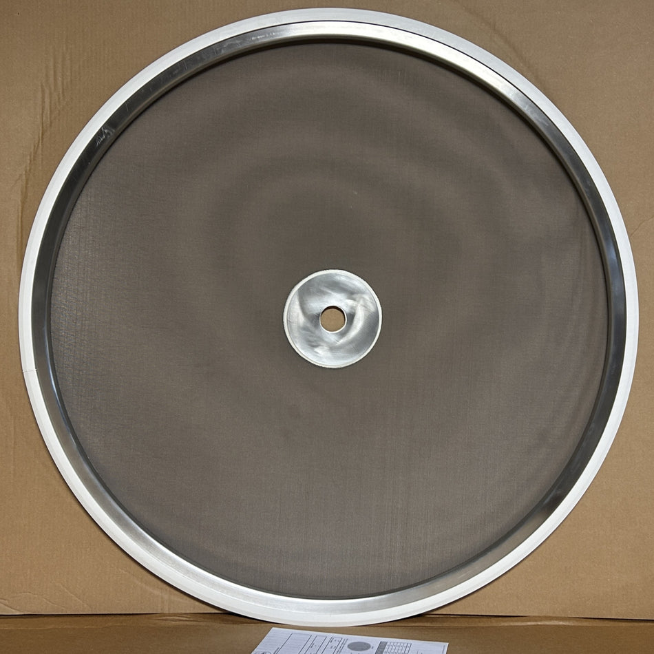 40" 30-Mesh (600 μm) Screen w/Center Hole for SWECO Vibratory Sieve, OEM Part# 40030M024