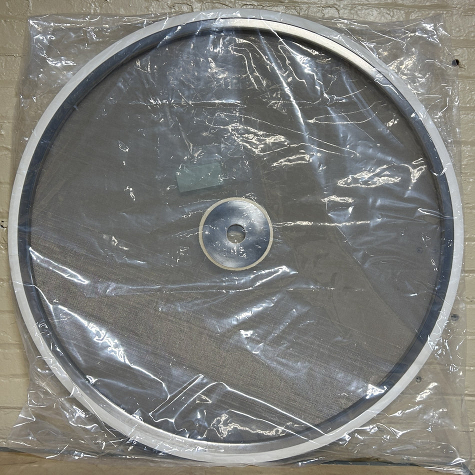 40" 20-Mesh (850 μm) Screen w/Center Hole for SWECO Vibratory Sieve, OEM Part# 40020M013