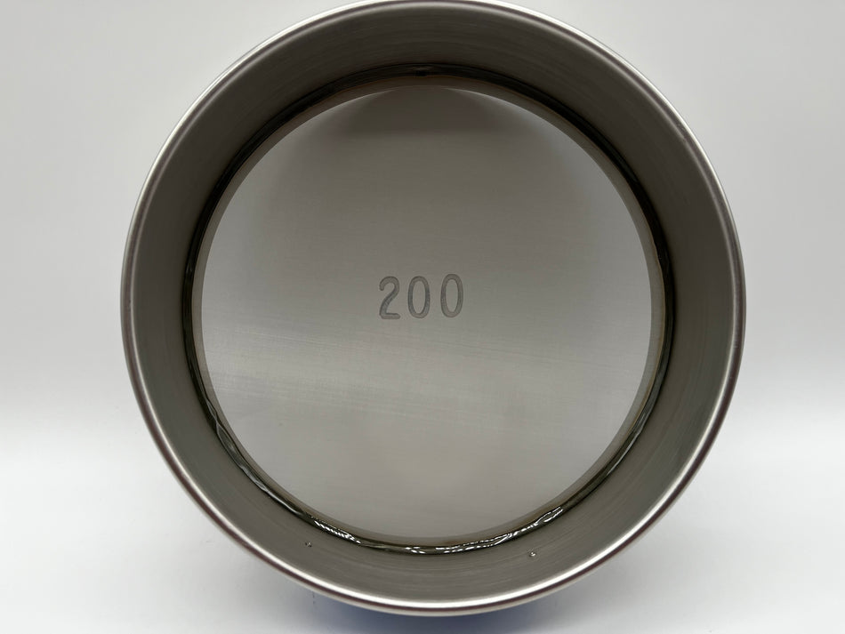 200-Mesh, 8" x 2" Test Sieve from VWR, OEM Part #57334-480