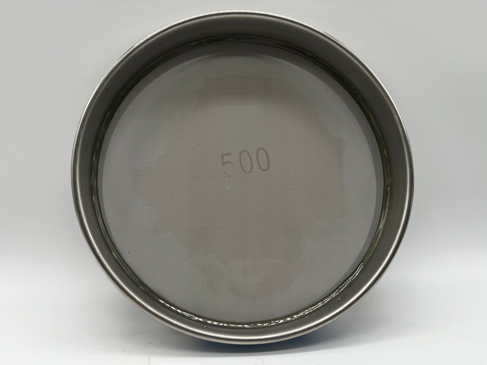 500-Mesh, 8" x 1", S/S Test Sieve by VWR, OEM Part #57334-602