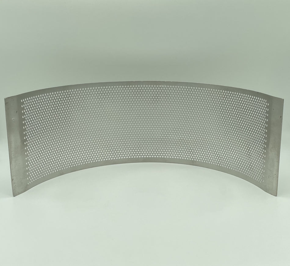 0.125" (1/8"-Mesh) Round Hole Screen for Fitzpatrick D6 Fitzmill, OEM Part# 1531 0125