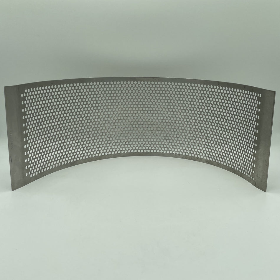 0.187" (4-Mesh) Round Hole Screen for Fitzpatrick D6 Fitzmill, OEM Part# 1531 0187