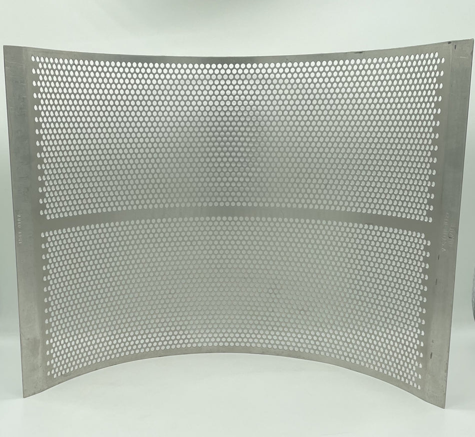 0.187" (4-Mesh) Round Hole Screen for Fitzpatrick D12/DKASO12 Fitzmill, OEM Part# 1541 0187