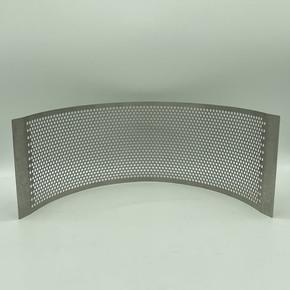 0.187" (4-Mesh) Round Hole Screen for Fitzpatrick D6 Fitzmill, OEM Part# 1531 0187 (Old# 3A)