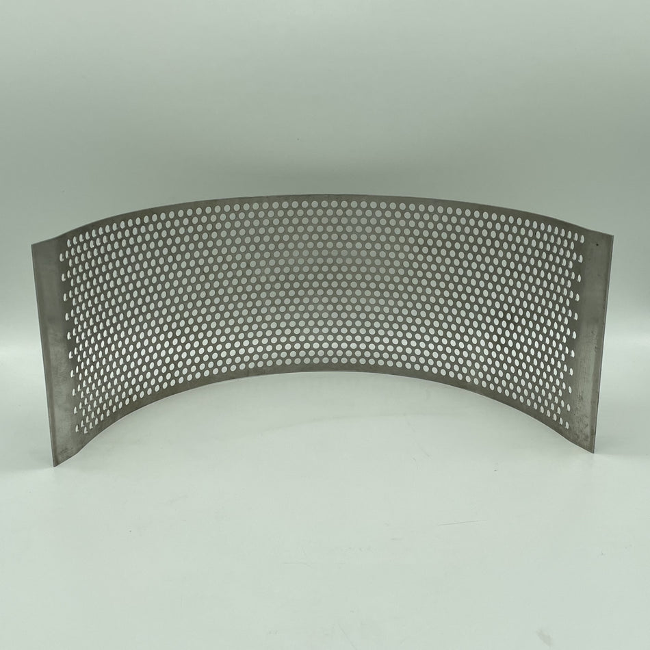 0.218" (7/32"-Mesh) Round Hole Screen for Fitzpatrick D6 Fitzmill, OEM Part# 1531 0218 (Old# 3B)