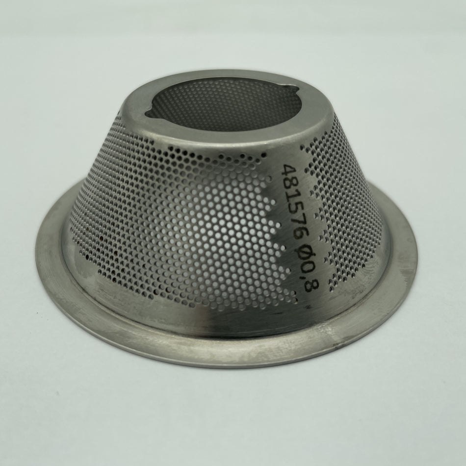 0.8mm Round Hole Screen for Frewitt EasyMill Lab A CM-50 Cone Mill Head, OEM Part# 481576