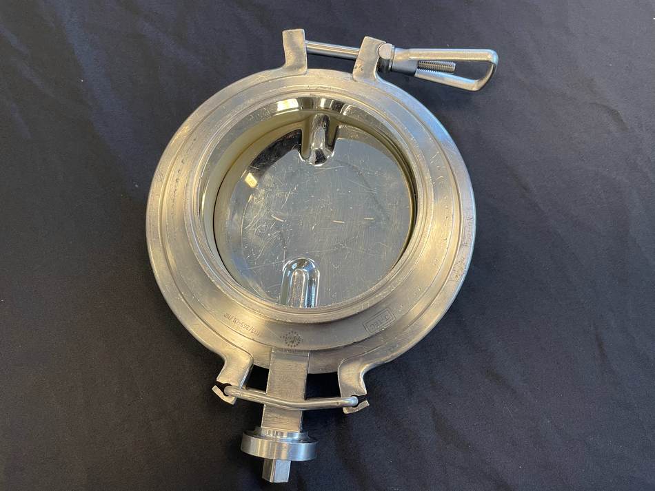 Butterfly Valve for 6" Pipe with Sanitary Fittings