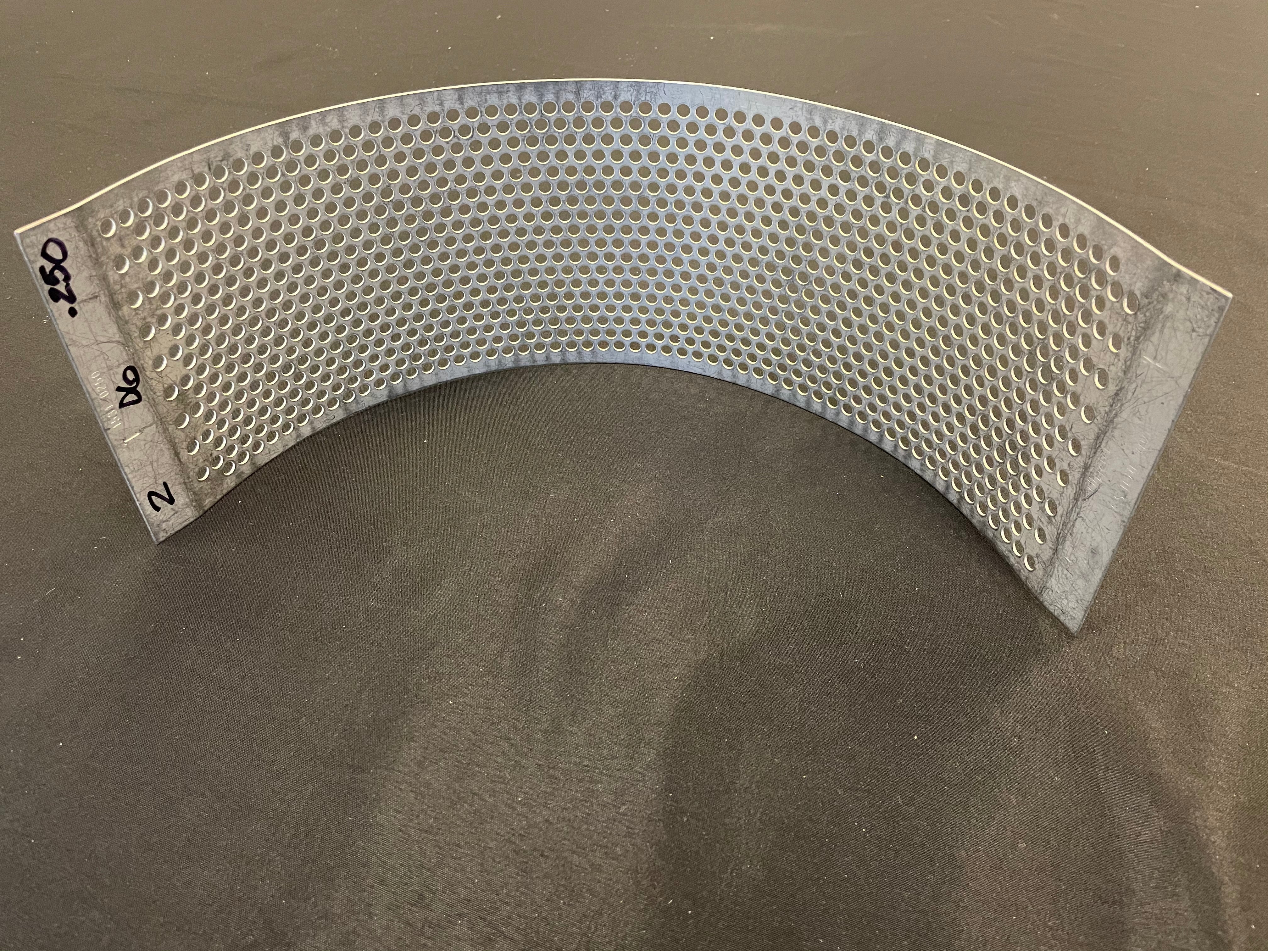 0.250 Round Screen for Fitzpatrick D6 Fitzmill