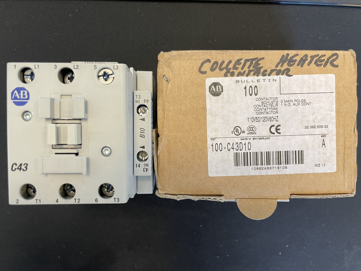 Contactor for Heater (100-C43D10) in Collette Mixer
