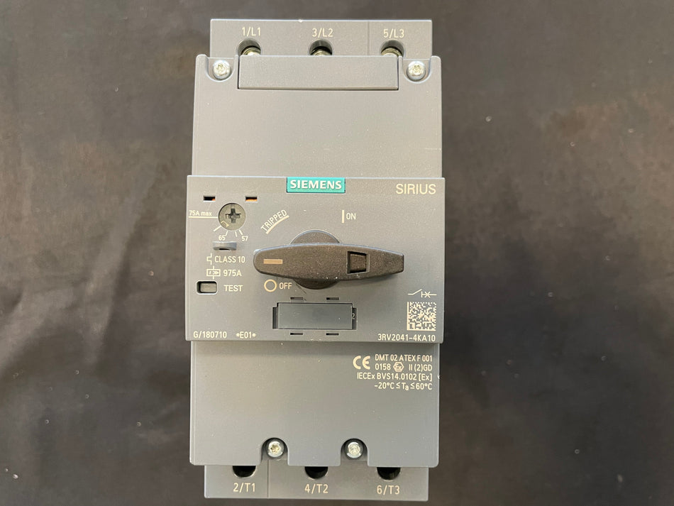 Siemens Sirius Circuit Breaker 3RV2041-4KA10