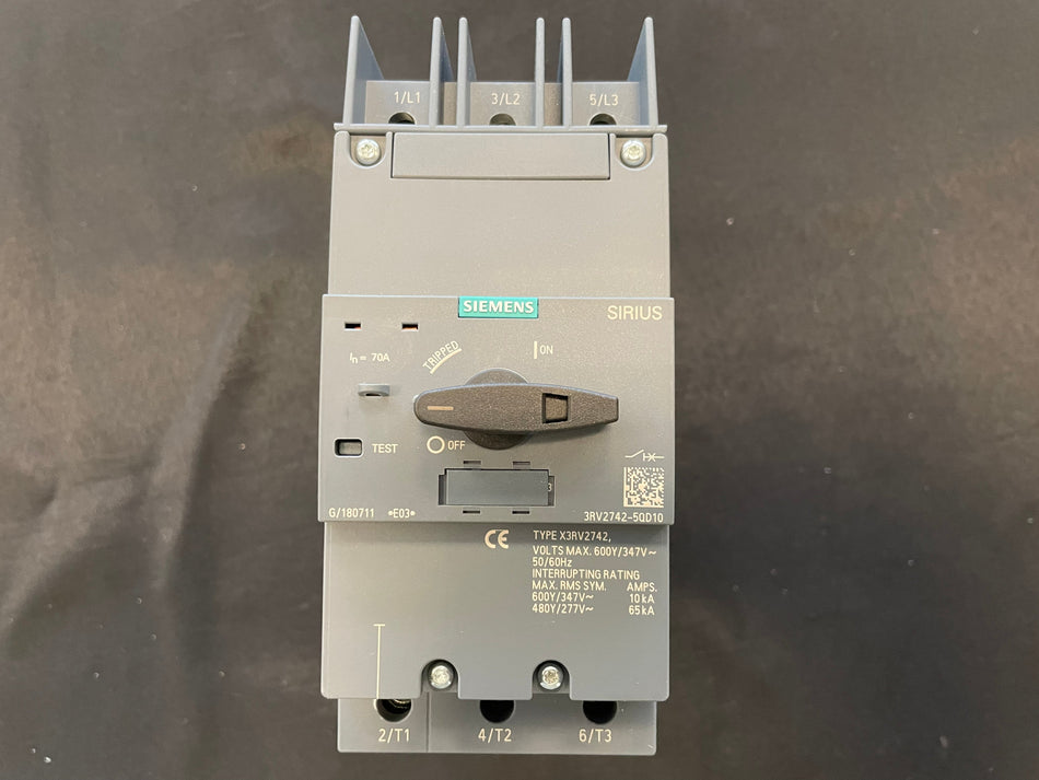 Siemens Sirius Circuit Breaker 3RV2742-5QD10